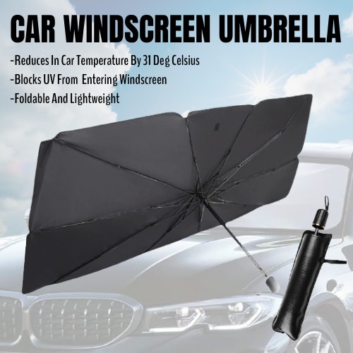 ?SG READY STOCK? Car Windshield UV Sunshade Umbrella