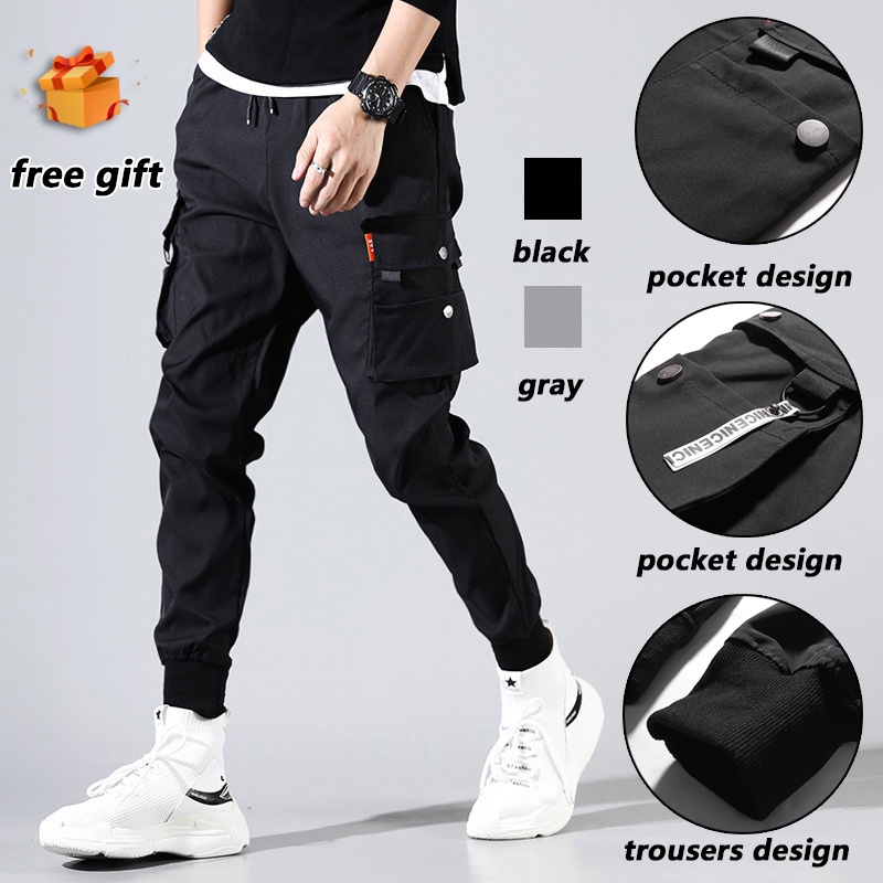 Seluar Lelaki Cargo Pants Men Quick Dry Jogger Pants Men Kargo Pants Men Causal Seluar Cargo Lelaki Plus Size S-3XL