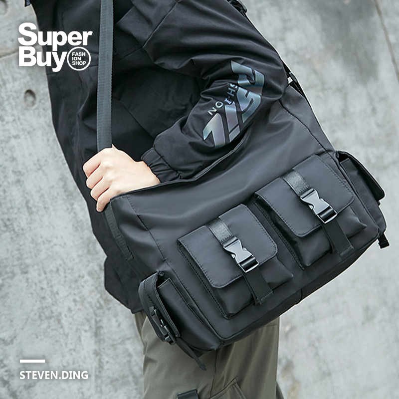 ?Ready Stock?Fashion Large-capacity Messenger Bag /Sling Bag /Side Carry Bag /Waterproof Pad bag /Shoulder bag /Outdoor Casual Travelling bag/Unisex /大容量邮差包/防水侧背包/斜挎包/Pad包
