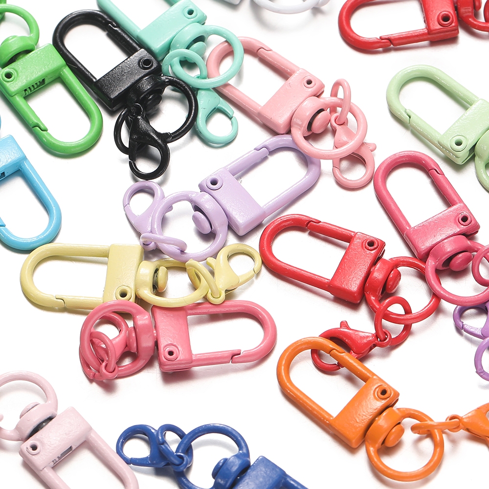 St. kunkka 5-10Pcs Keychain with Lobster Buckle for DIY Keychain Souvenirs