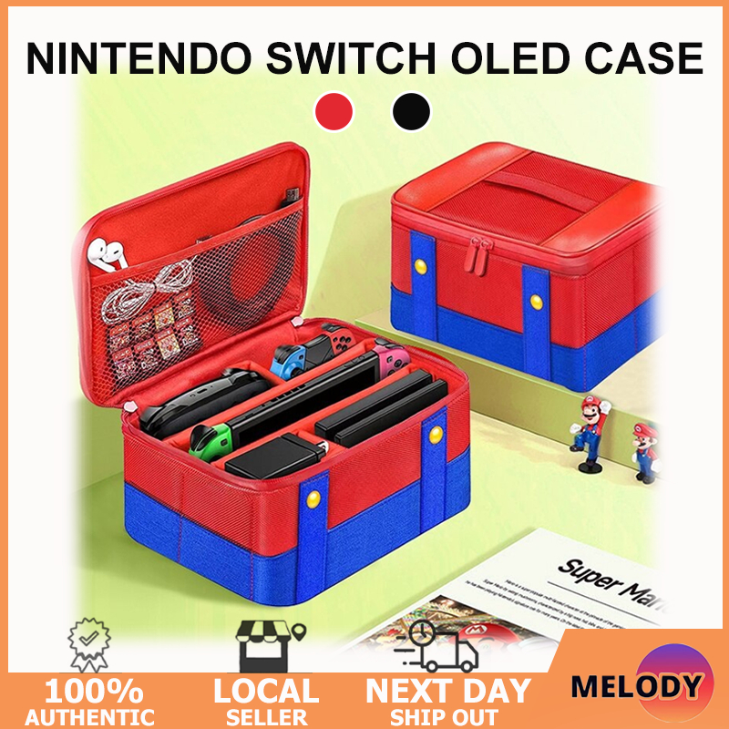 【SG Stock】Nintendo Switch Case-Large Carrying Protective Case For Nintendo Switch & Switch Oled Console Pro Controller Travel Storage Bag Case For Ns Game Accessories