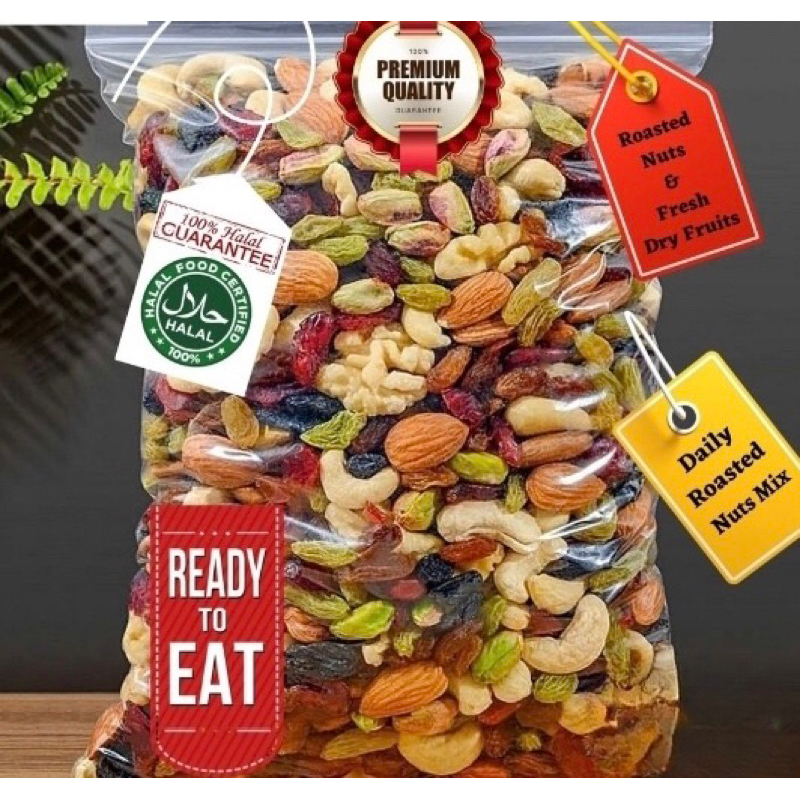 500G 坚果 果干 600G HEALTHY MIXED NUT DRIED SNACKS