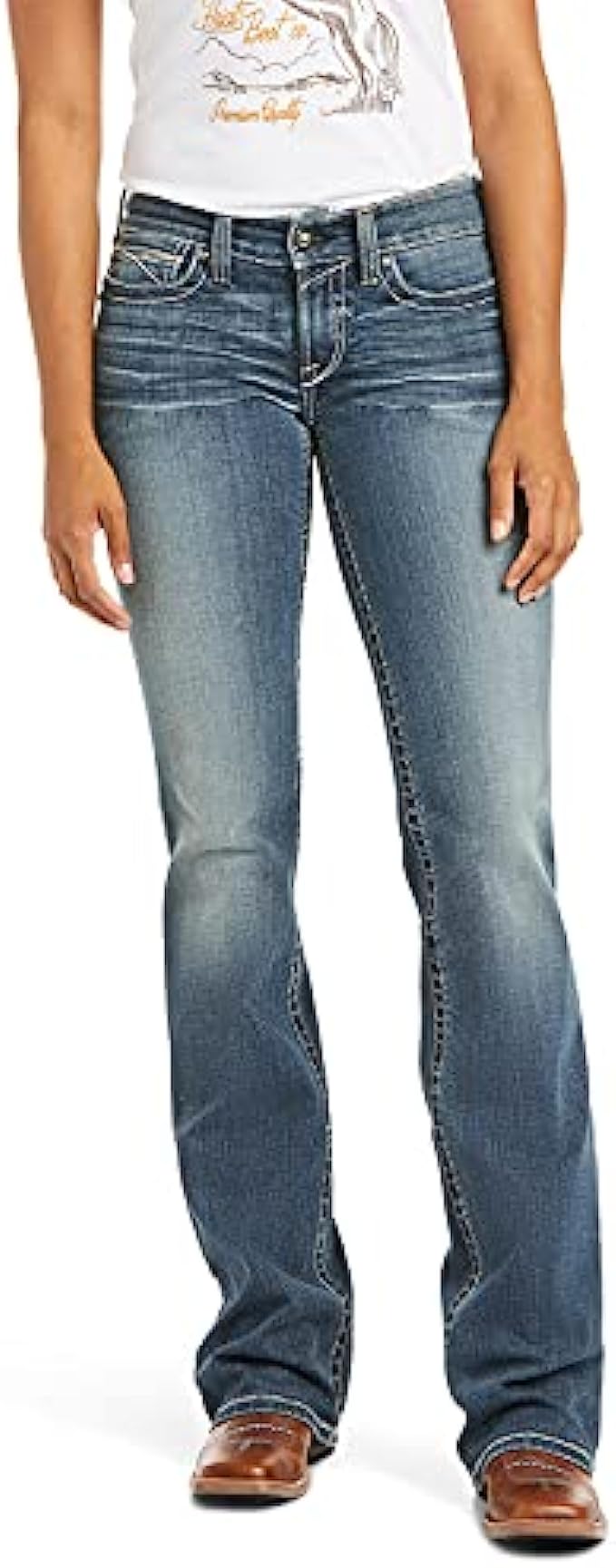 Ariat R.E.A.L. Low Rise Boot Cut Jeans – Women’s Denim