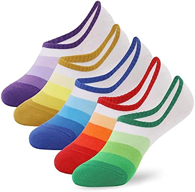 Ankle Socks Womens Running Athletic Socks Cushioned 5-Pairs