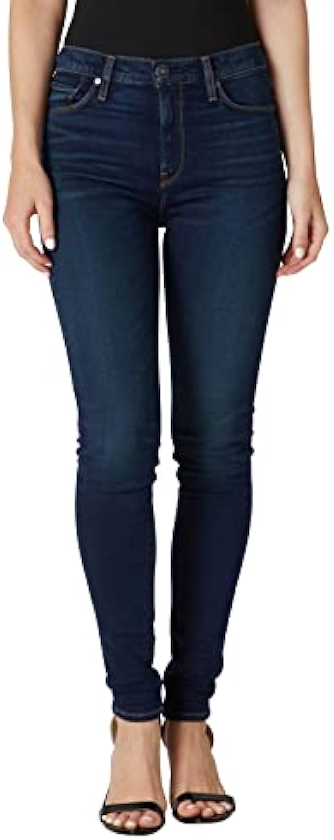 HUDSON Women's Barbara High-Rise Super-Skinny Jean, Requiem, 23