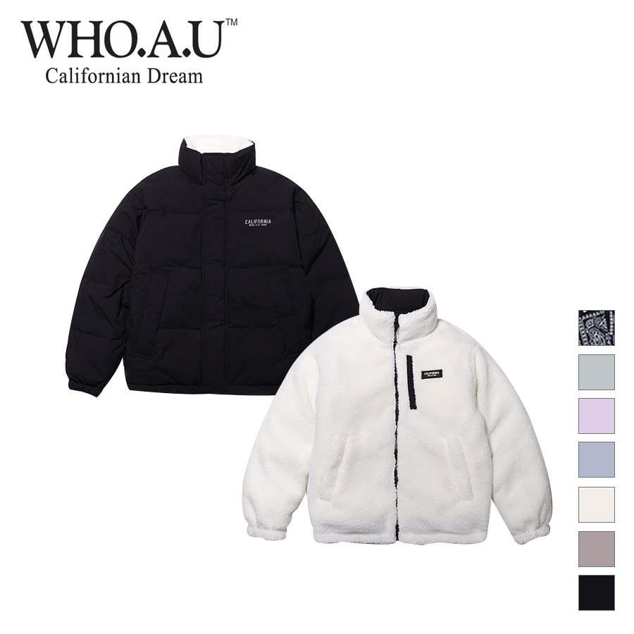 [WHO.A.U] Reversible Dumble Short Puffer Down jacket | WHJPC4V02U