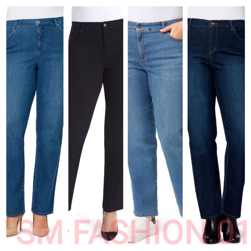 ??plus size women’s jeans pant straight cut (26"-50")kain stretchable?