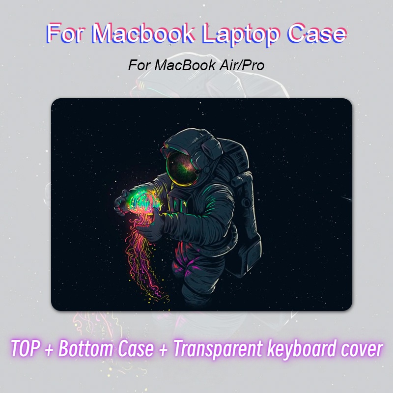 Astronaut Laptop Case for Macbook Air M2 A2681 For MacBook Pro 13 Case M1 A2338 M2 Air 13.6 Case Space Laptop Cover Protector