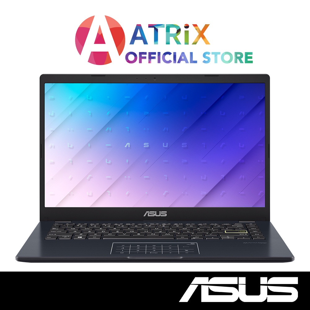 【Express Delivery】ASUS E410KA-BR181WS | 14" HD | Intel Celeron N4500 | 4GB DDR4 | 128GB eMMc | 1Y Warranty