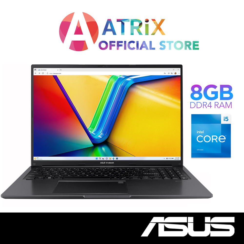 【Express Delivery】ASUS Vivobook 16 X1605VA-MB232W | 16" FHD+ | Intel i5-1335U | 8GB DDR4 | 512GB SSD | Win11 | 2Y