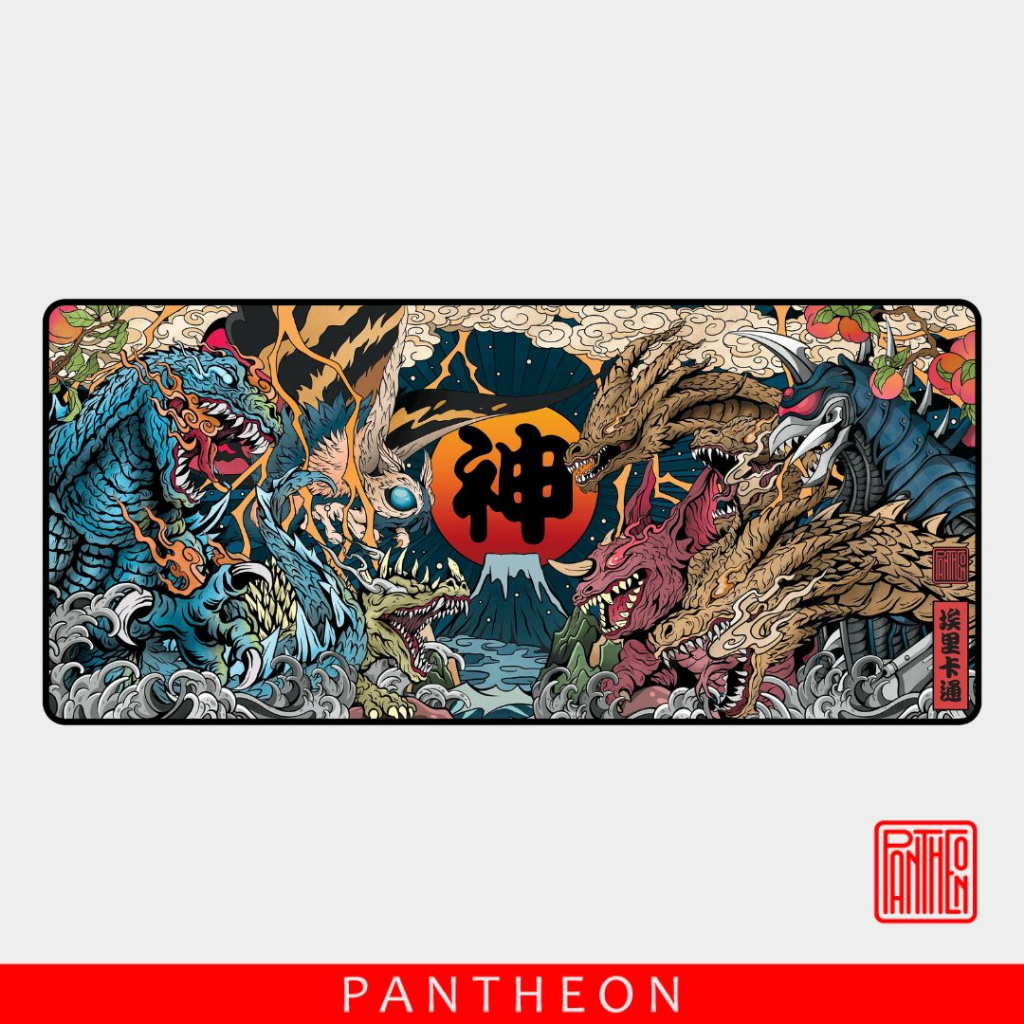 [PANTHEON] Klash Of The Kaiju Deskmat Mousepad