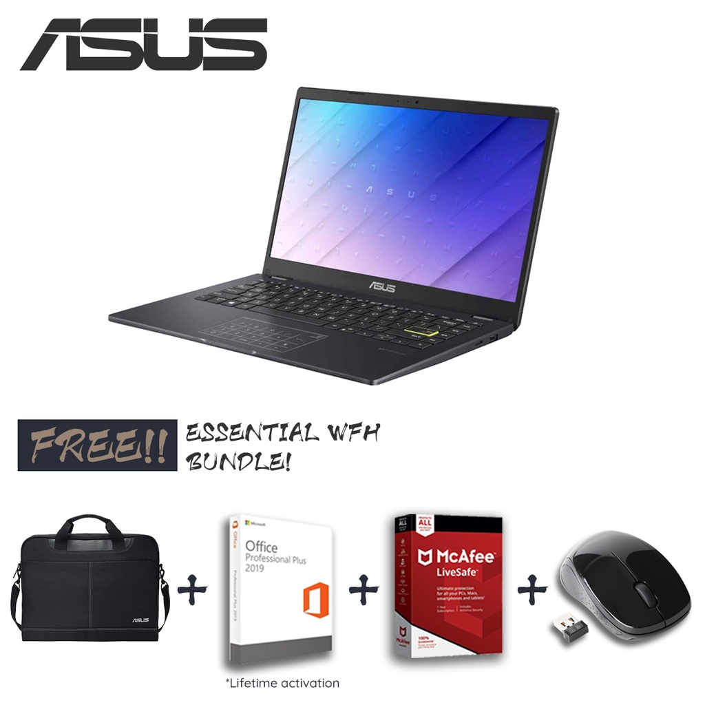 [Free LIFETIME Office 2019] Asus Vivobook E410KA | 14" FHD | Pentium | 1Y Asus Warranty