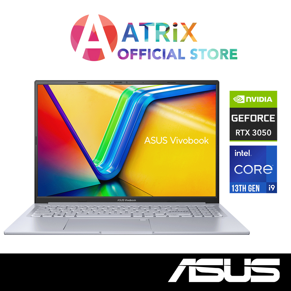 【Same Day Delivery】ASUS Vivobook 16X K3605VC-N1097W | 16" FHD+ | i9-13900H | RTX 3050 | 16GB DDR4 | 1TB SSD