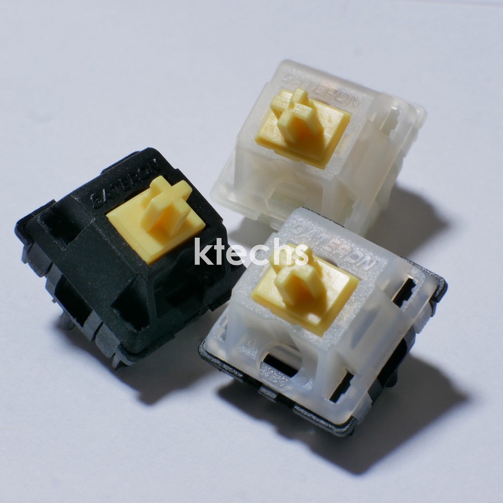 [SG Seller/STOCKS]Gateron Milky Yellow Linear Switches for Custom Mechanical Keyboard CHERRY MX OUTEMU JWKC3DUROCK