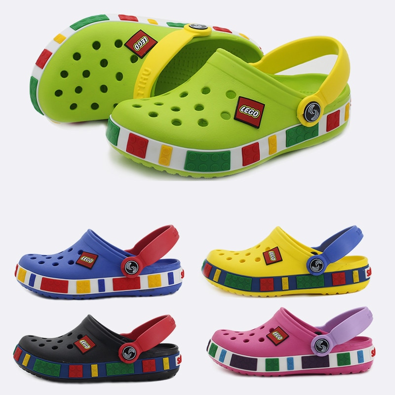 New Summer Kids Croc Shoes For Boys Girls Rabbit Light Non Slip Children Beach Shoe