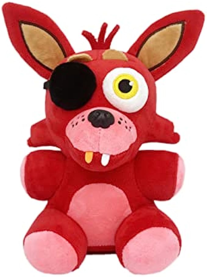 XSmart Mall | Foxy Plush | Red, Black| Night Plush Toy, Stuffed Animal, Gifts for Kid, Girls, Boys | 7"
