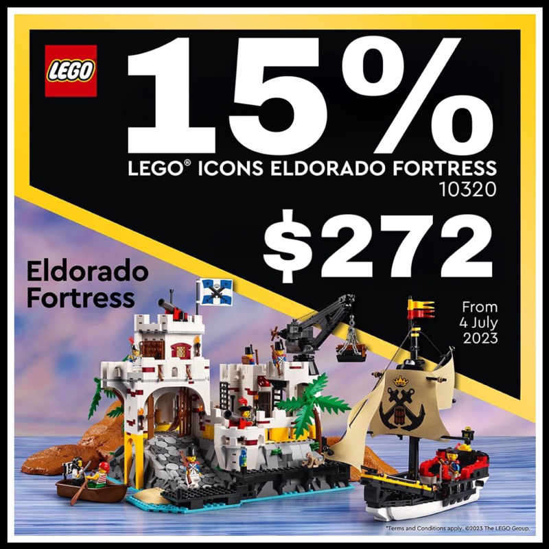 LEGO Pirates Icons Eldorado Fortress 10320