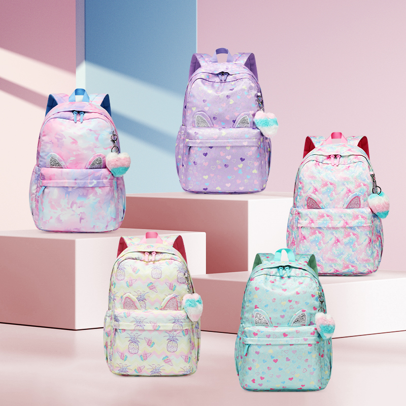 Sun Eight Girls' Schoolbag Fashionable and Colorful