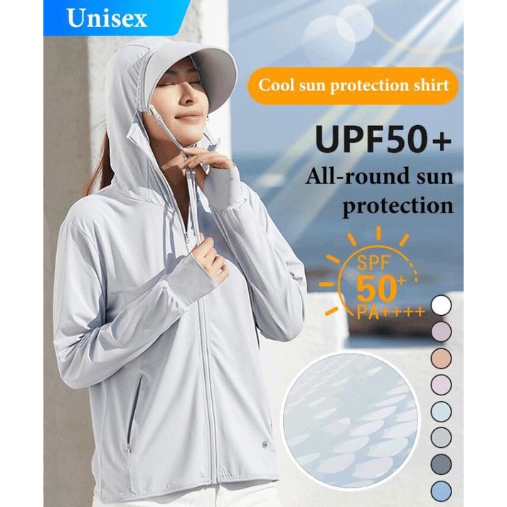 [Hot Sell]-Detachable large brim outdoor couple sun protection clothing fashion sun protection clothing