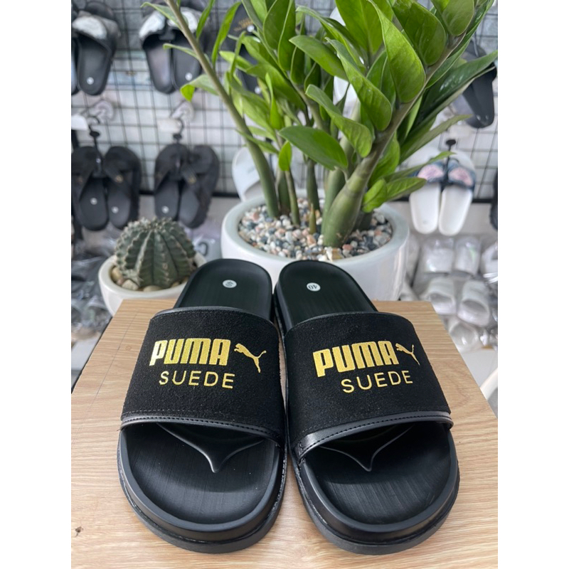 Men's puma Slippers With Horizontal Straps