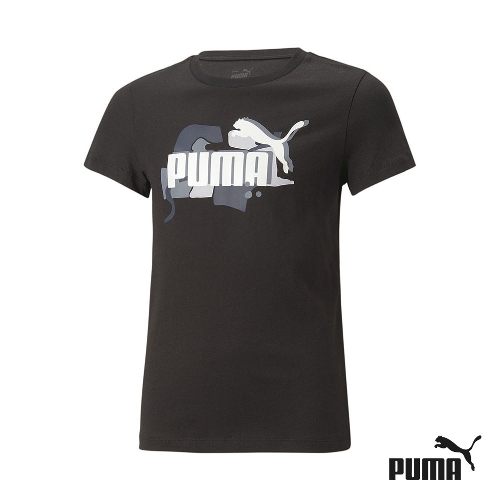 PUMA Essentials+ STREET ART Youth Girl's Logo Tee