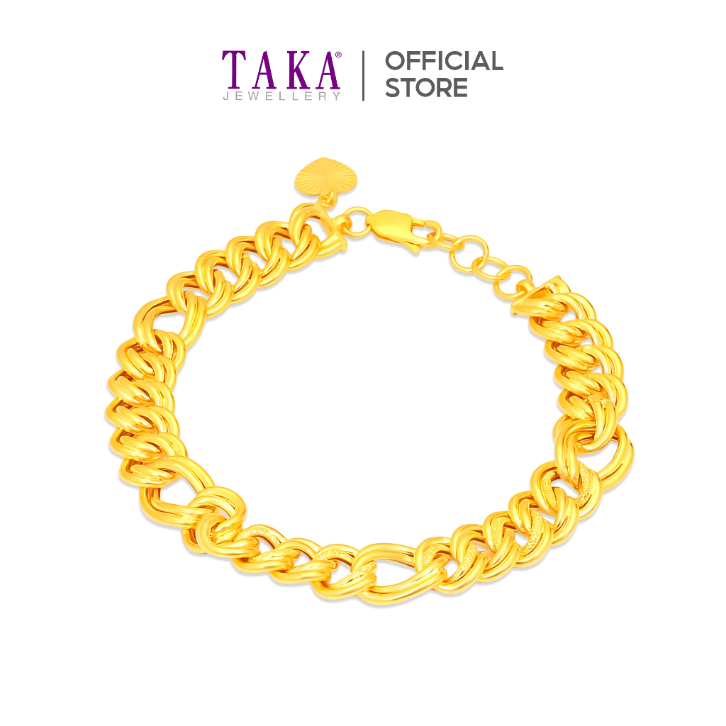 TAKA Jewellery 916 Gold Bracelet