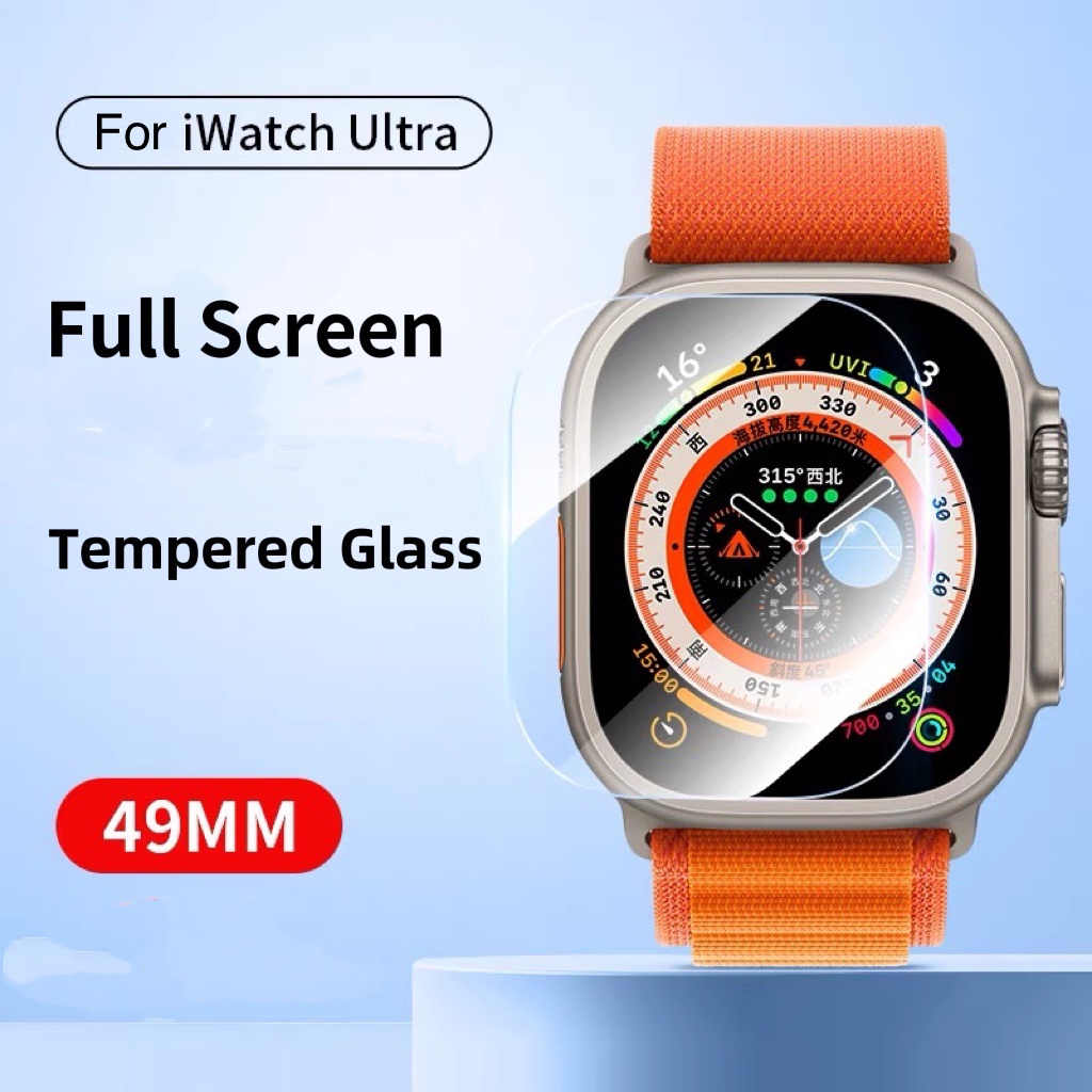 [SG Seller] LITO Tempered Glass/TPU Screen Protector For Smart Watch Ultra 49/45/44mm&amp; 40/41mm Full Screen Protect