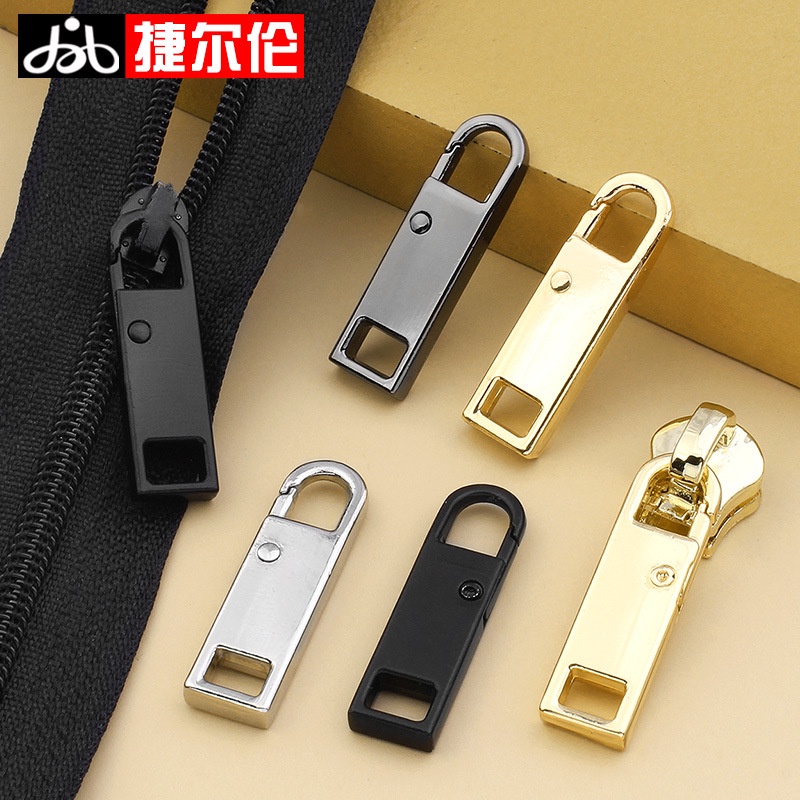 （Buy 2 Get 1 Free）Metal zipper pull tab Removable repair replacement bag Universal zipper pull pendant buckle Clothes accessories