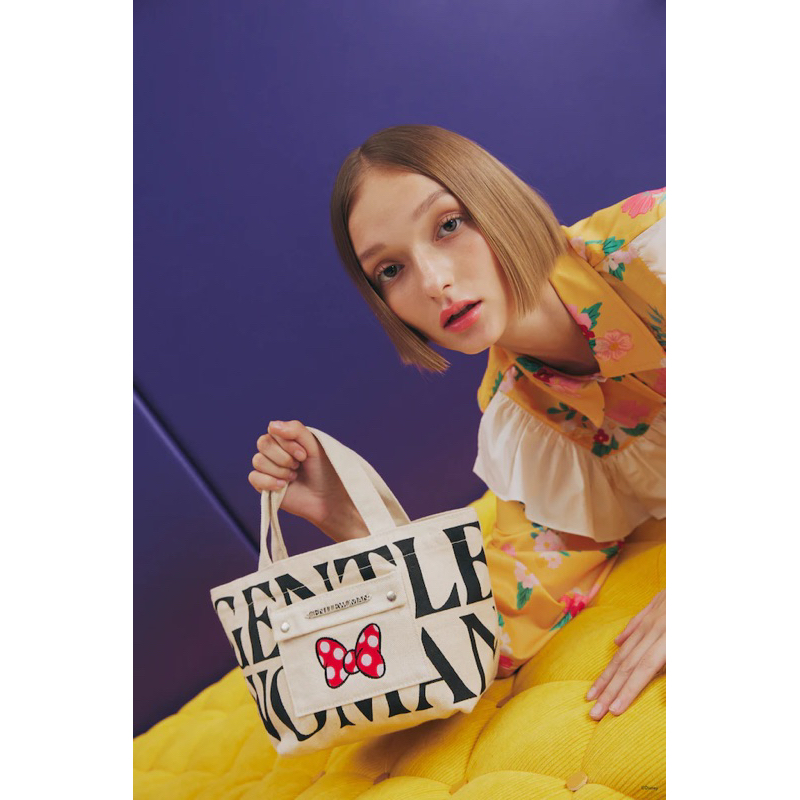 GENTLEWOMAN MINNIE'S RIBBON MINI TOTE BAG
