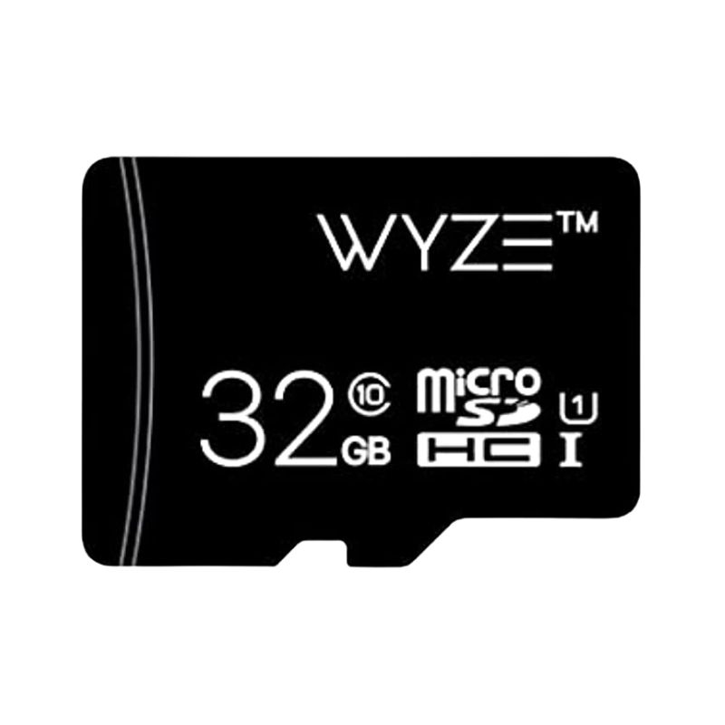 Wyze Expandable Storage 32GB MicroSDHC Card Class 10, Black