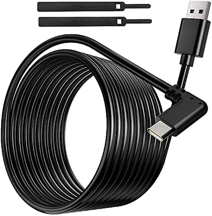 GOBEST Link Cable 10FT Compatible with Meta/Oculus Quest 2/1 and PC, High-Speed Data Transfer Fast Charging USB 3.0 to USB C Cable for VR Headset and Gaming PC