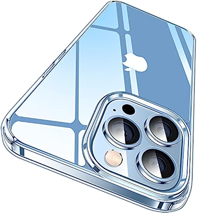 CASEKOO Crystal Clear Designed for iPhone 13 Pro Case, [Not Yellowing] [Military Drop Protection] Shockproof Protective Phone Case 6.1 inch 2021 (Clear)