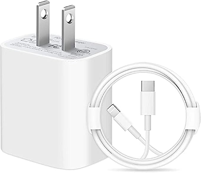 iPhone 11 12 13 Fast Charger [Apple MFi Certified] 20W PD Type C Power Wall Charger with 6FT Charging Cable Compatible with iPhone 13/13 Pro Max/12/12 Mini/12 Pro/12 Pro Max/11/11 Pro iPad AirPods