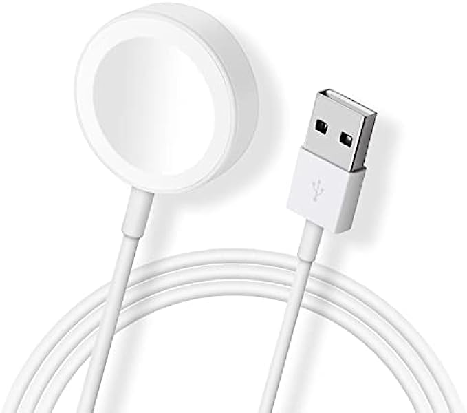 Upgrade Watch Charger 5.0 ft /1.5 m for iWatch Portable Wireless Charging Cable Compatible with Apple Watch Series SE/7/6/5/4/3/2/1