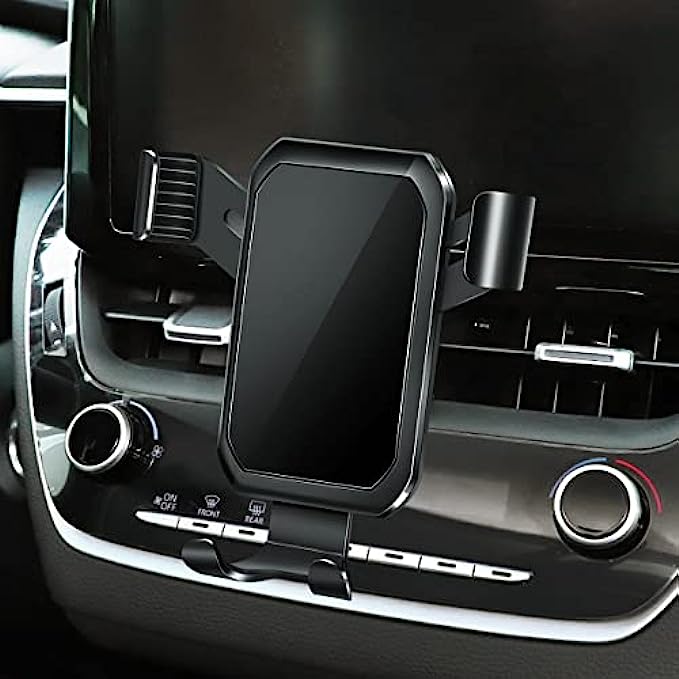 Cell Phone Mount, Phone Holder for Toyota Corolla 2019 2020 2021 2022, Car Accessories Dashboard Cell Phone Holder Compatible with All Mobile Smartphones, black