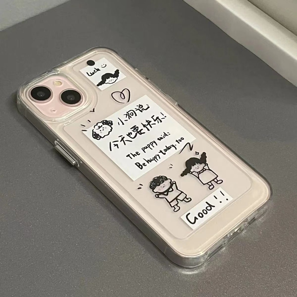 plus/Apple soft max12 your happy transparent puppy phone case xsxr7814pro all-inclusive pro13 // FSEL