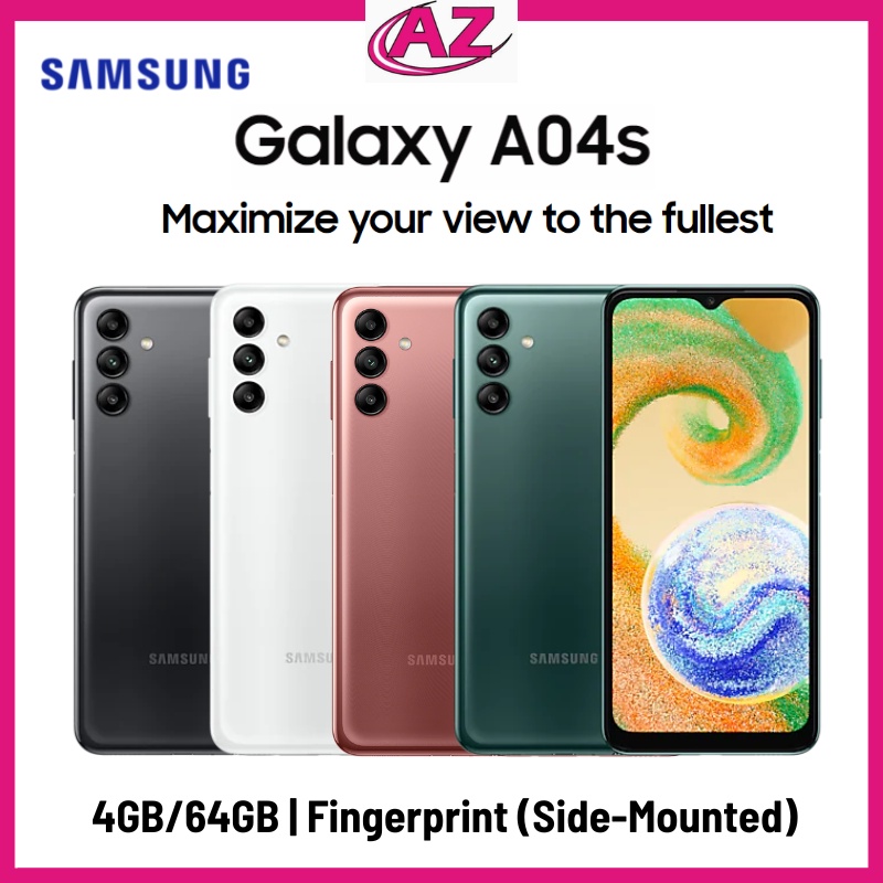 Samsung Galaxy A04s 4G (2022) 4GB+64GB | Samsung A04  (2022) 4GB+64GB | Samsung A04e  3GB+32GB | 6.5 Inches LCD Display