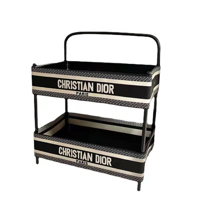 YOUNAL Luxury Cosmetics Storage Box, Desktop Skin Care Products Storage Rack, Double Bedroom Bathroom, Washstand Storage Rack