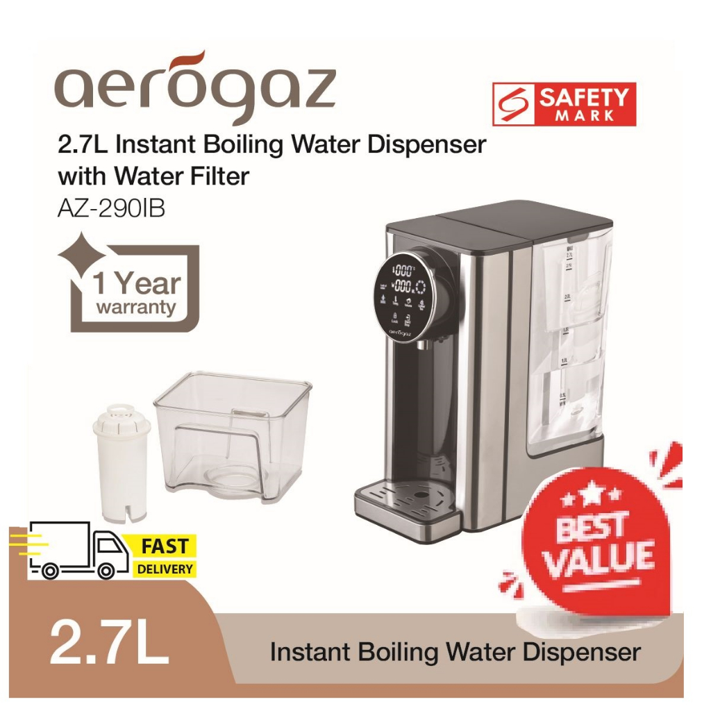 Aerogaz AZ290IB water dispenser with water filter