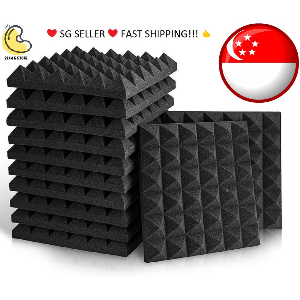 ?CHEAPEST!!!? Acoustic Sound Proof Absorber Studio KTV Soundproof Home Wall Foam Sponge Panels Pyramid 30*30*5cm