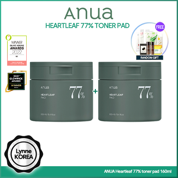 [1+1] ANUA Heartleaf 77 Clear Pad (70pcs) / Toner Pad
