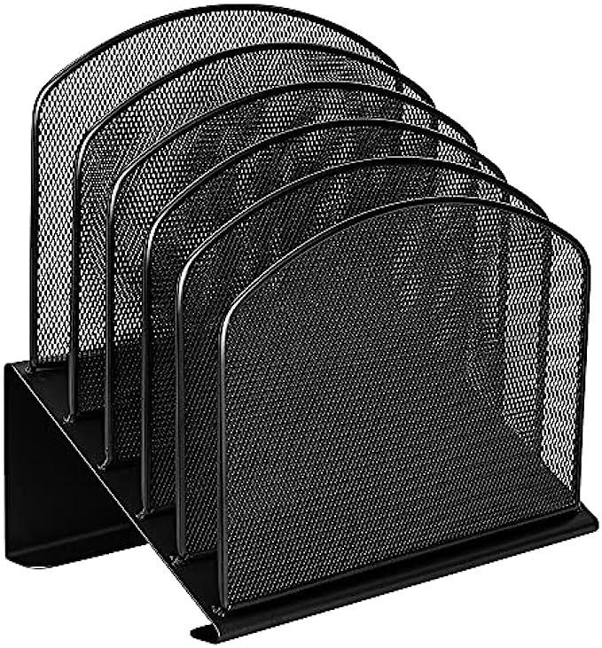 Amazon Basics Mesh Five-Slot Sorter