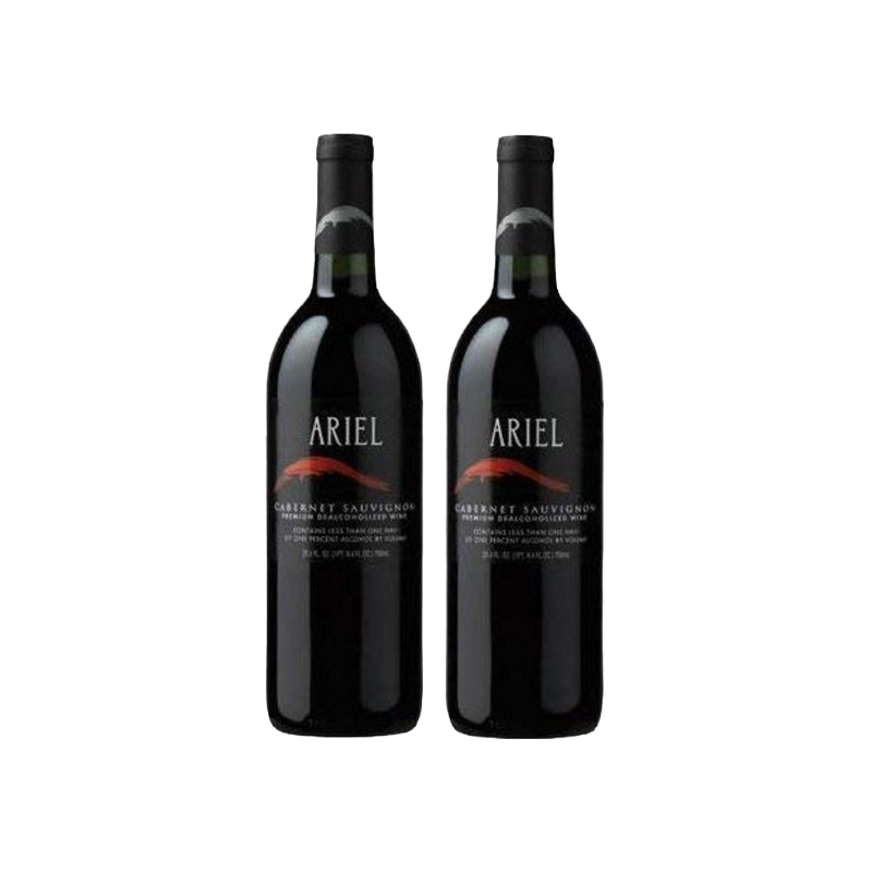 Ariel Cabernet Sauvignon Wine 750ML 2 PACK Alcohol Removed Dealcoholized 25.4 oz Red Oak Aged