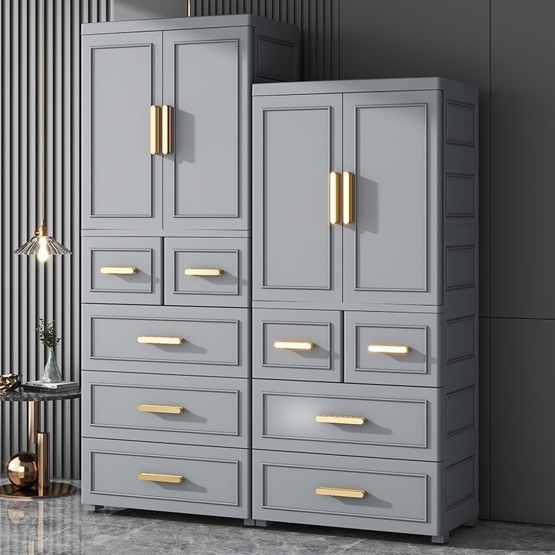 Wardrobe Multifunctional Drawer Children's Closet Bedroom Multi-layer Storage Cabinet