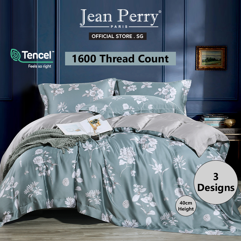(New Arrival) Jean Perry 1600 TC Tencel Holford Quilt Cover Set I Tencel I Quilt Cover I Duvet Cover I Blanket Cover