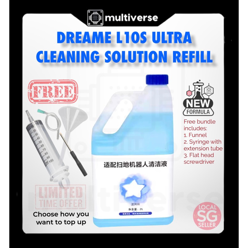 Dreame L10S Ultra SE Cleaning Solution Fluid Refill *Local SG Stocks