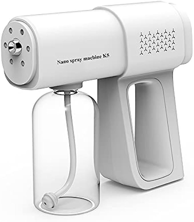 Atomizer Sprayer Nano Sprayer Gun Portable Electric Spray Machine Intelligent ULV Spray B-Light Disinfectant Sprayer Suitable for Offices, Schools, Restaurants, Families, Hotels or Gardens