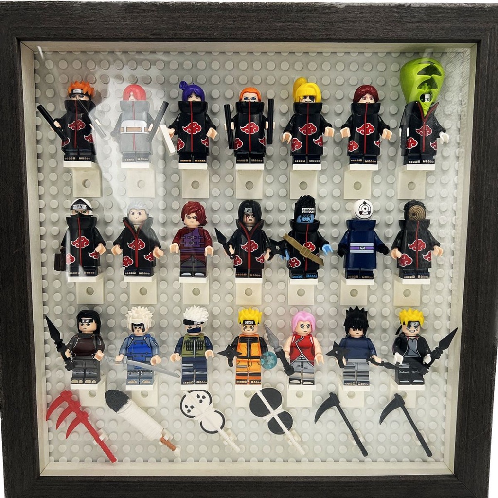 Get Gifts?Building Blocks Doll Wall Assembled Toys Compatible with Lego Doll Bracket Wall Hanging Photo Frame Display Pa