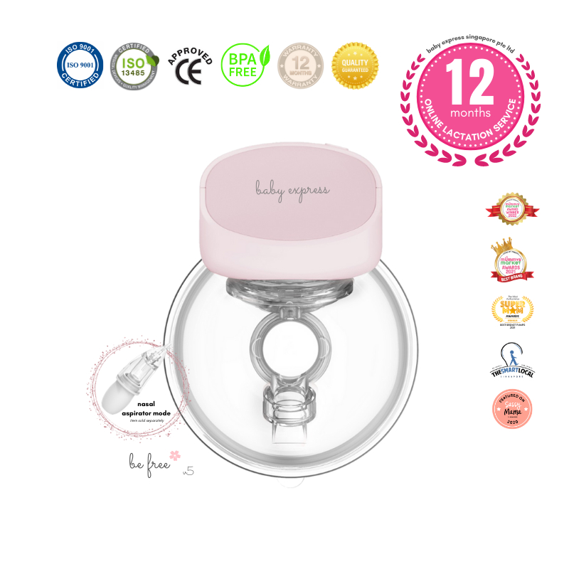 Baby Express BE Free Wearable Electric Single Breast Pump V5