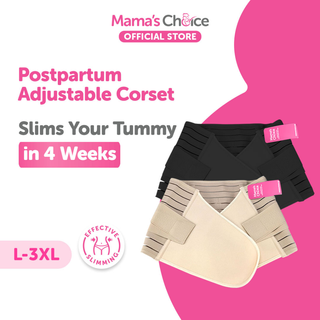 Mama's Choice Postpartum Adjustable Corset | Belly Band | Belly Wrap | Binder